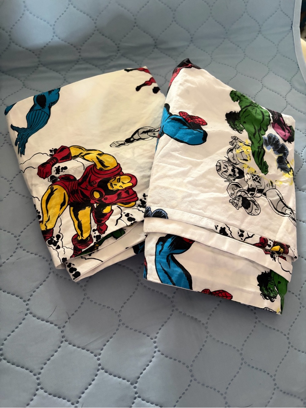 Pottery Barn Kids Marvel 2 Standard Pillowcases Spider-Man PB Kids